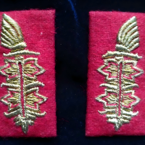 DDR NVA General Embroidered Collar Stabs