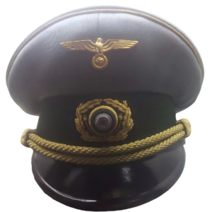 WW2 German Land Force General Embroidered Visor Cap REPRODUCTION