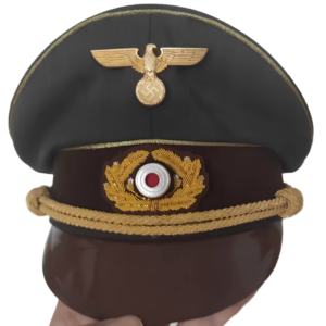 WW2 German Land Force General Embroidered Visor Cap REPRODCUTION